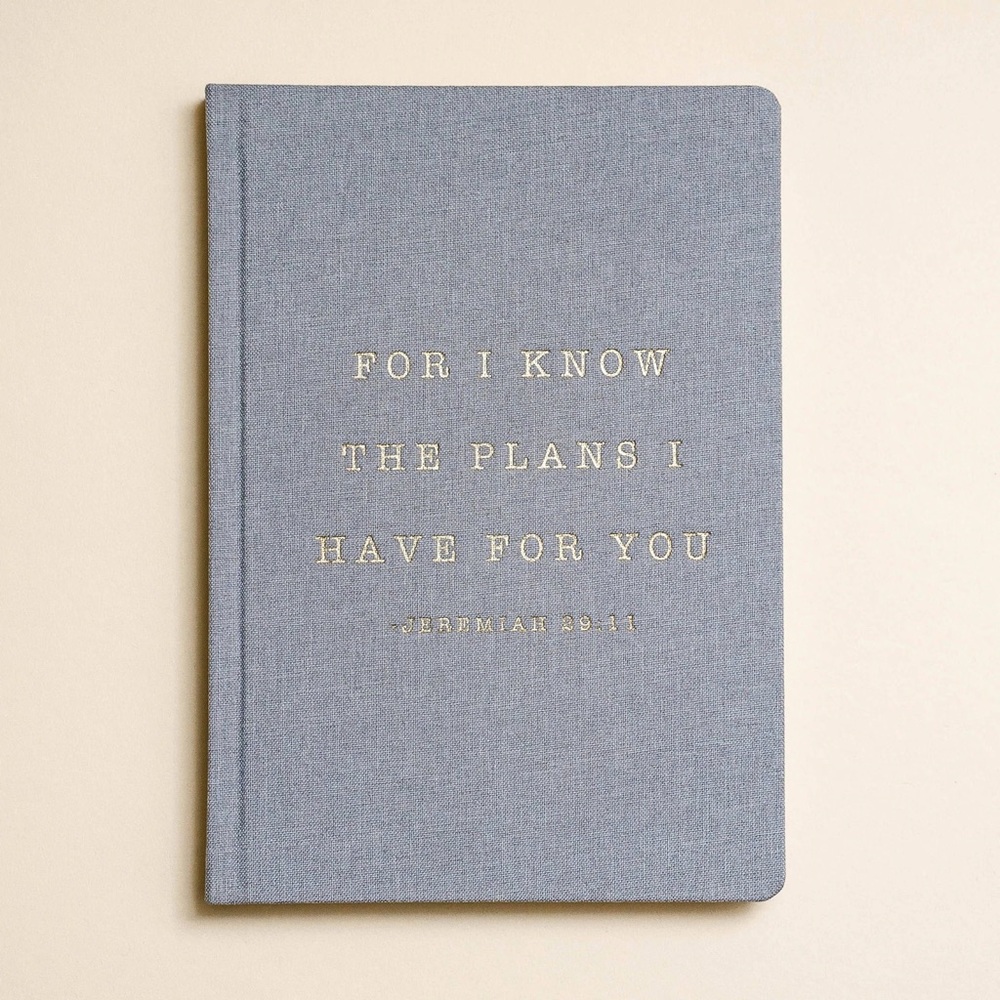 For I Know The Plans Journal Notebook Book Chic Stylish Desk Gift